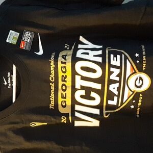 Nike georgia bulldogs 2021 national champions t-shirt